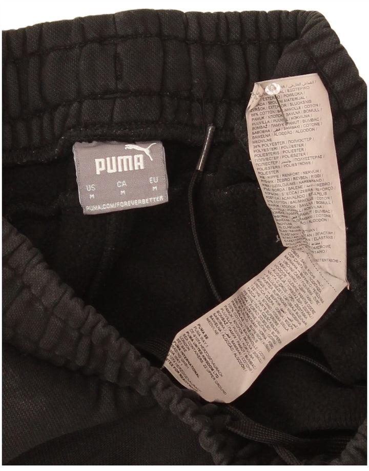 Ανδρική φόρμα Puma Παντελόνι Joggers Μεσαίο μαύρο βαμβακερό