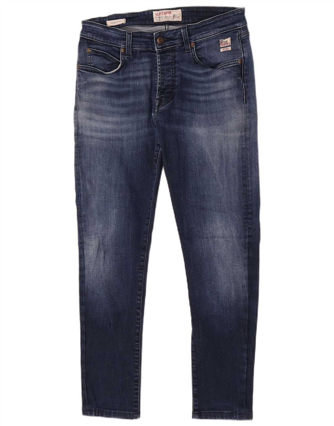 Roy Rogers Ανδρικό Slim Jeans W33 L28 Navy Blue Cotton