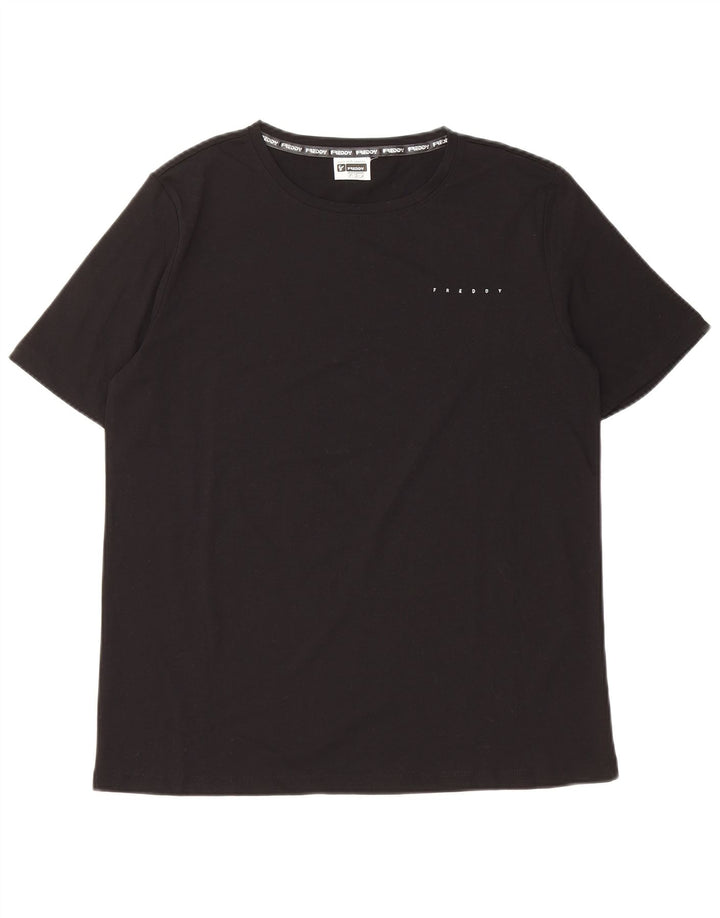 Freddy Γυναικείο T-Shirt Top UK 14 Medium Black