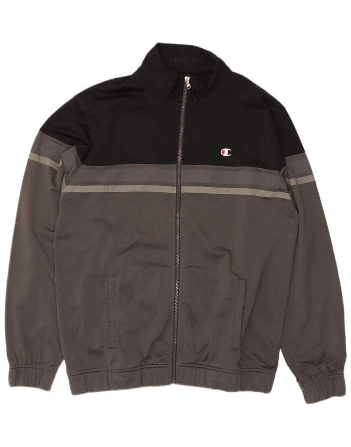Ανδρική αθλητική φόρμα CHAMPION Top Jacket 2XL Grey Colourblock Polyester