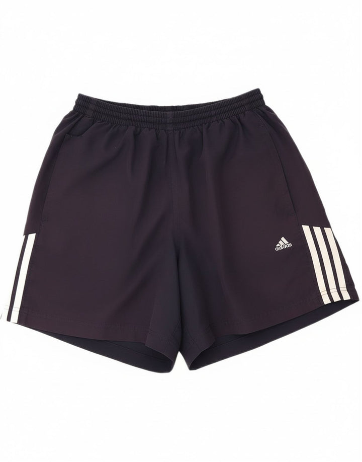 Ανδρικό αθλητικό σορτς Adidas από μεσαίο μπλε ναυτικό πολυεστέρα