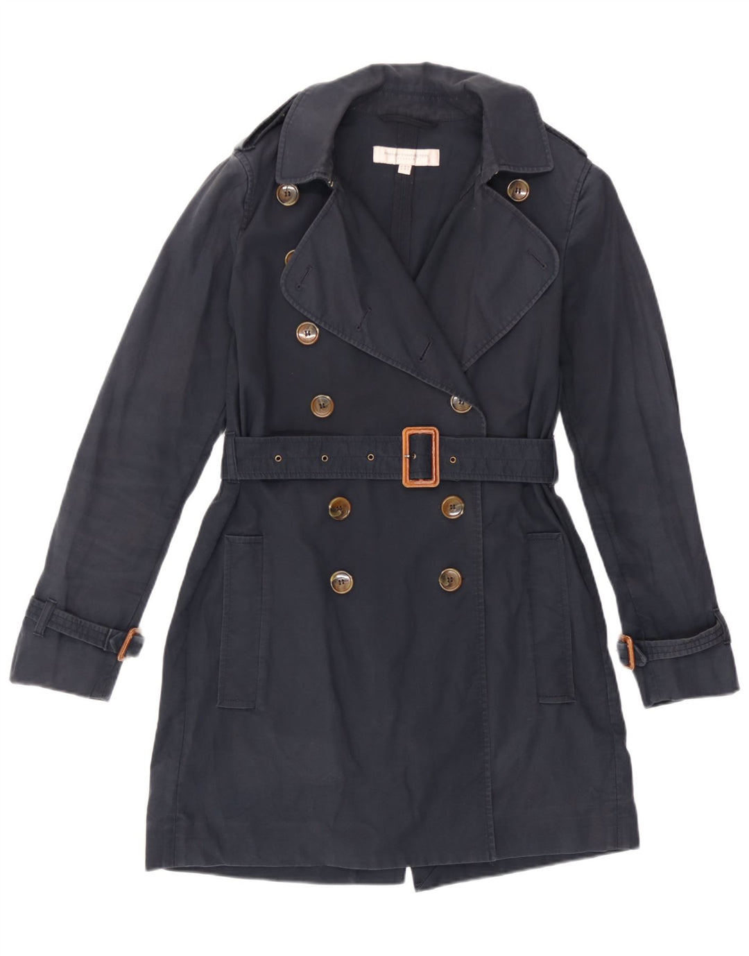 Γυναικεία καμπαρντίνα French Connection UK 10 Small Navy Blue Cotton