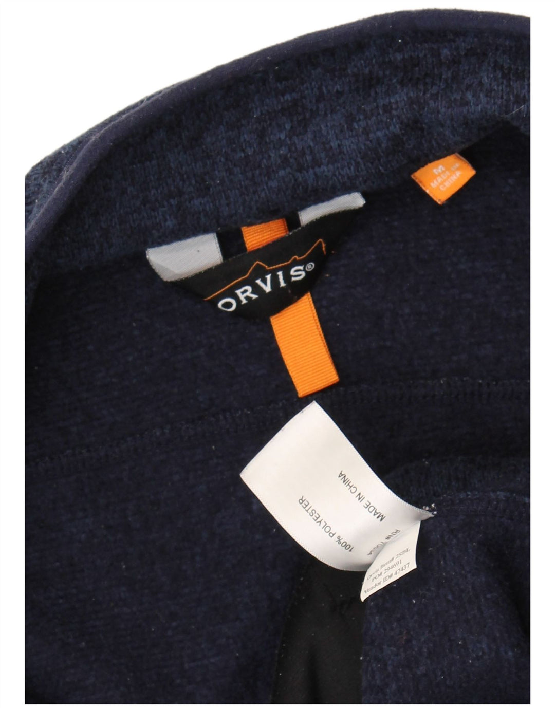 Ανδρική φόρμα Orvis Top Jacket Medium Navy Blue Flecked Polyester