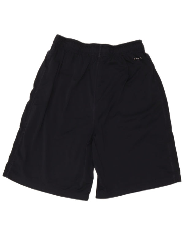 Γυναικείο αθλητικό σορτς Nike Dri Fit UK 14 μεσαίου μπλε πολυεστέρα