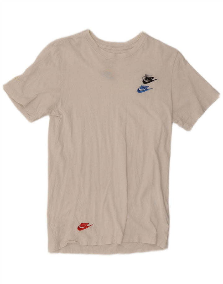 Ανδρικό T-Shirt Nike Top XS Λευκό βαμβακερό