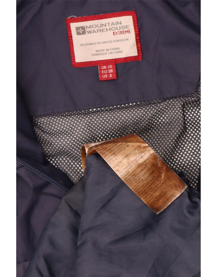 MOUNTAIN WAREHOUSE Γυναικείο μπουφάν βροχής UK 10 Small Navy Blue Colourblock