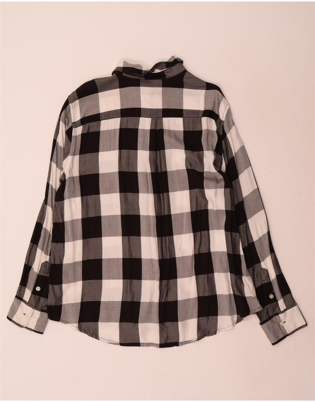 Levi's Womens Boyfriend Flannel πουκάμισο UK 16 Large Black Gingham