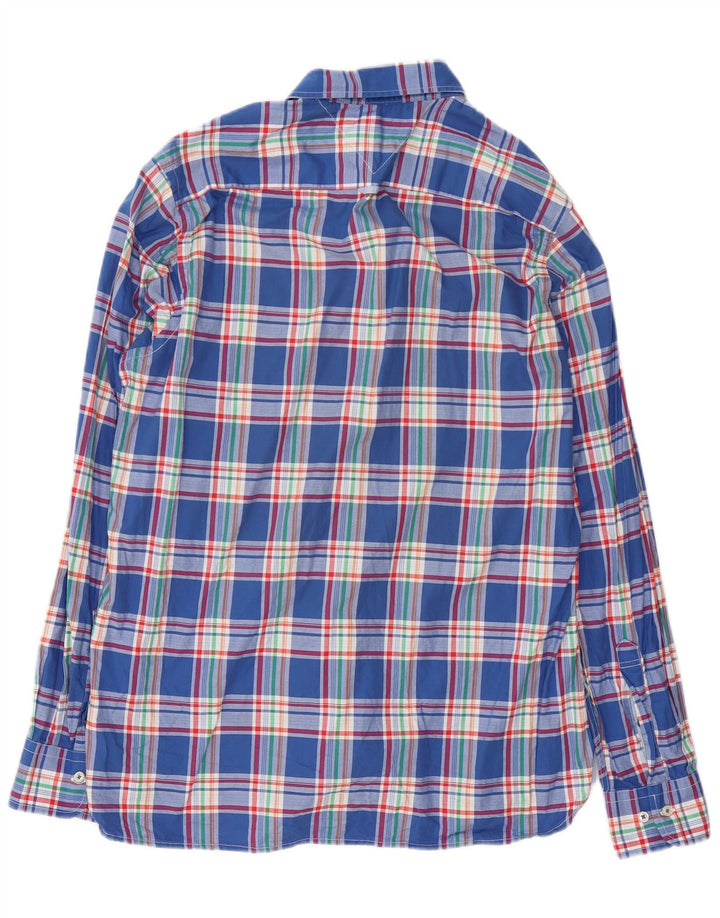 Ανδρικό πουκάμισο Tommy Hilfiger Custom Fit, μεσαίο μπλε βαμβακερό