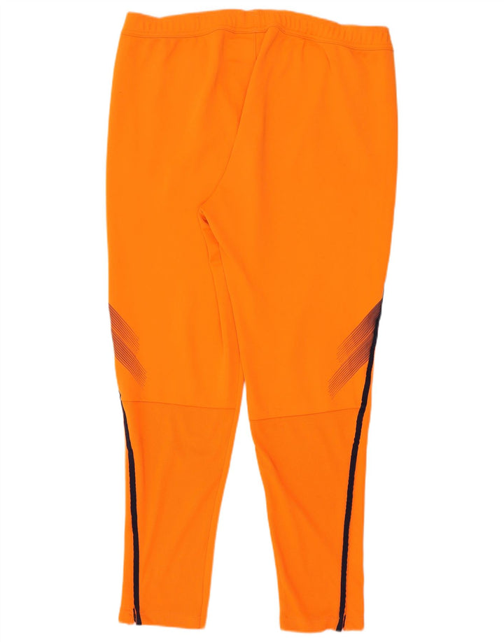 Ανδρική φόρμα ADIDAS Climalite Παντελόνι XL Πορτοκαλί πολυεστέρας