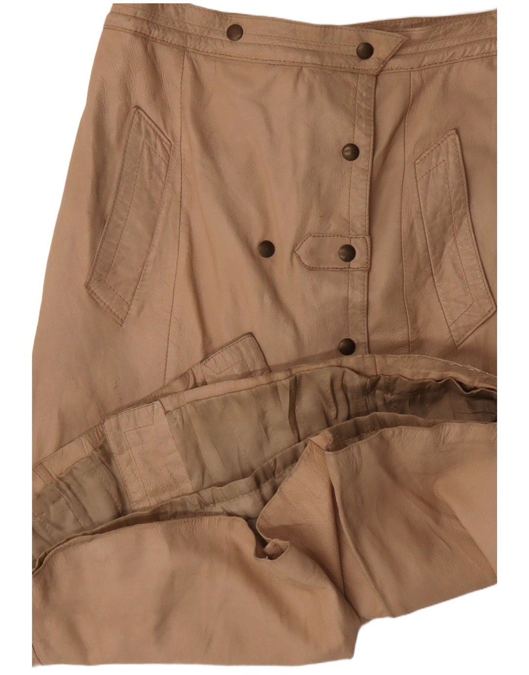 Γυναικεία Δερμάτινη Φούστα VINTAGE W30 Medium Beige