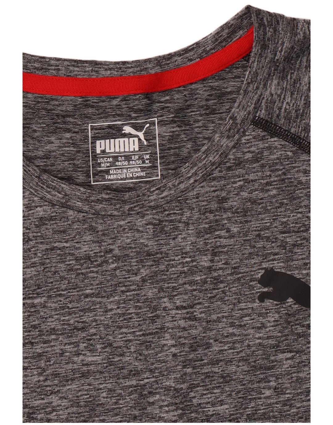 Ανδρικό T-Shirt PUMA Top Medium Grey Flecked
