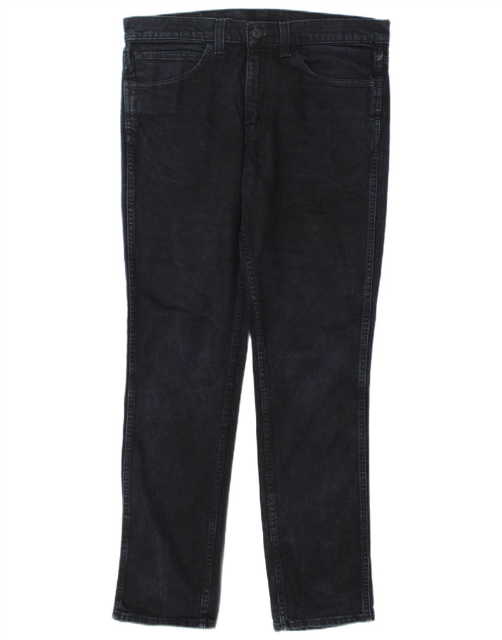 Levi's Mens 511 Slim Jeans W34 L32 Navy Blue Cotton