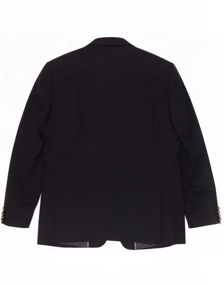 Marks & Spencer Ανδρικό μπουφάν σακάκι με 2 κουμπιά UK 46 XL Navy Blue New Wool