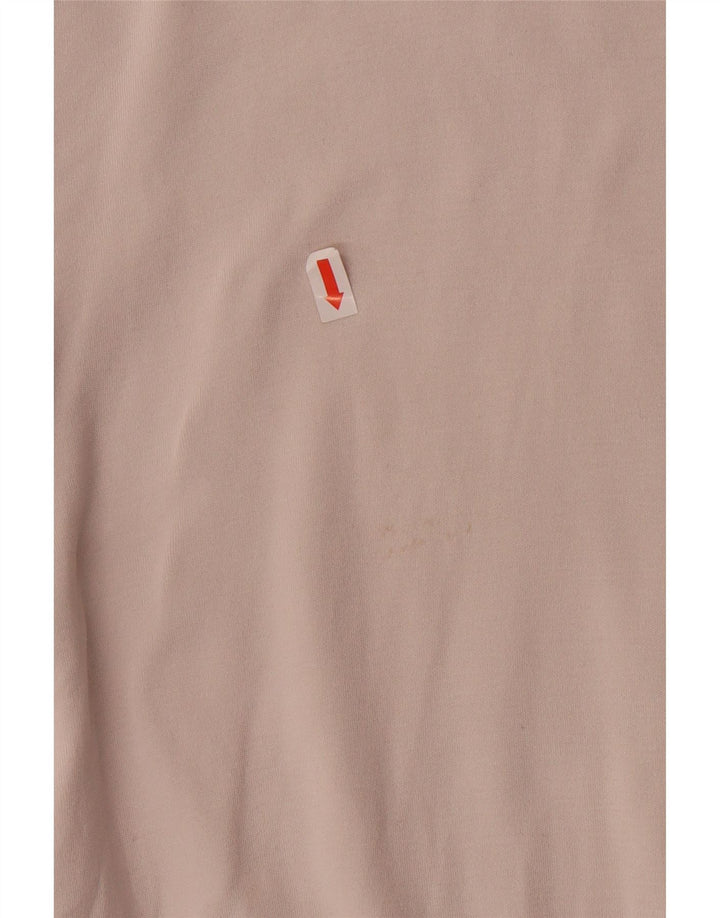 ZARA Womens T-Shirt Top UK 14 Medium Beige Vintage Zara and Second-Hand Zara from Messina Hembry 