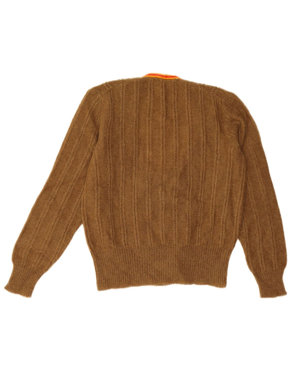 Vintage Γυναικεία Ζακέτα UK 14 Medium Beige