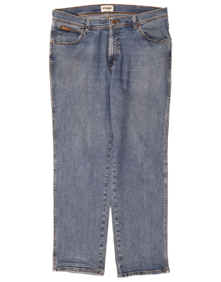 Wrangler Ανδρικό Texas Straight Jeans W38 L32 Μπλε βαμβακερό