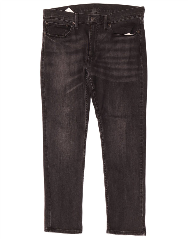 Levi's Mens 511 Slim Jeans W34 L30 Μαύρο βαμβακερό