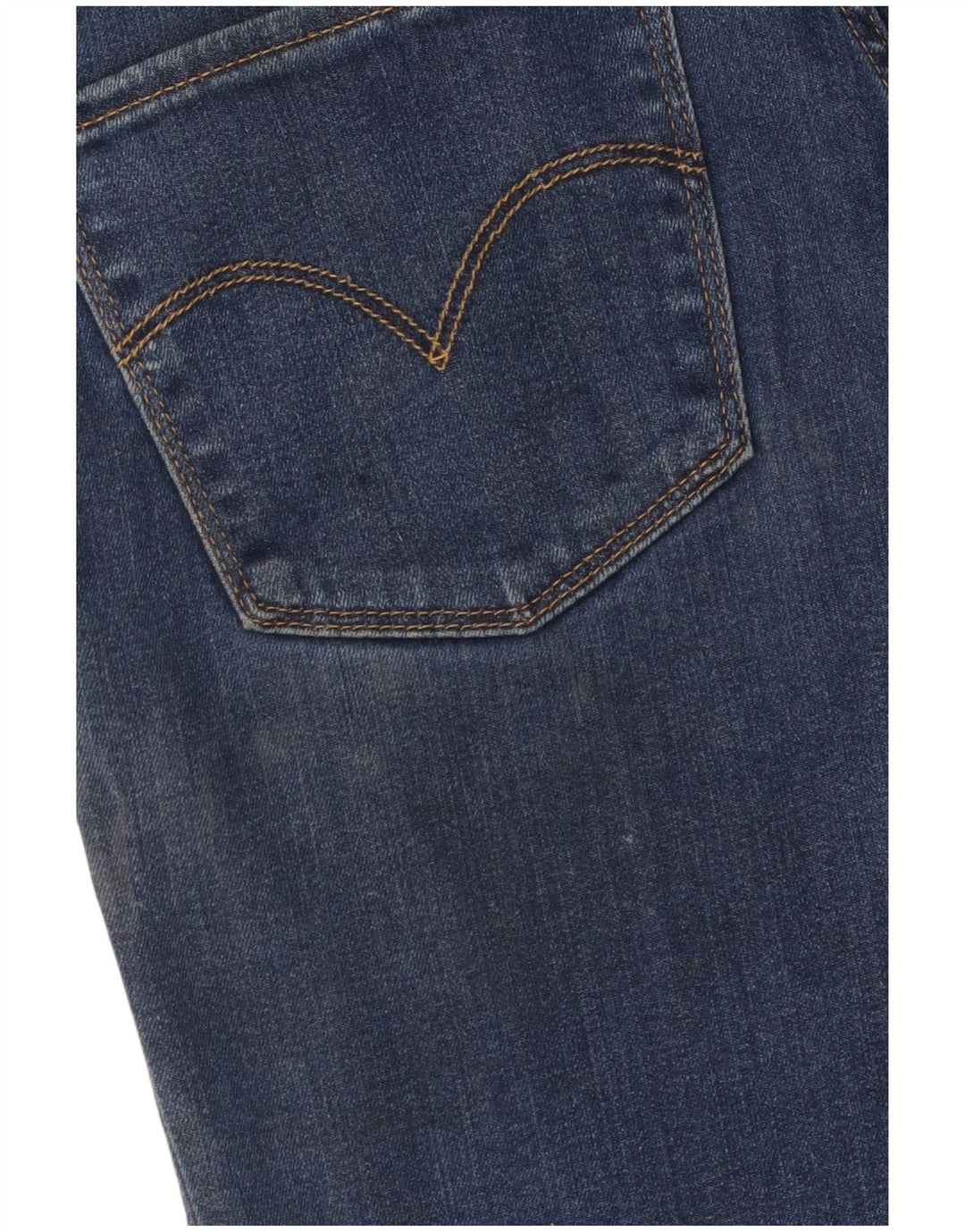 LEVI'S γυναικείο 724 ψηλό ίσιο τζιν W27 L32 Blue Lyocell