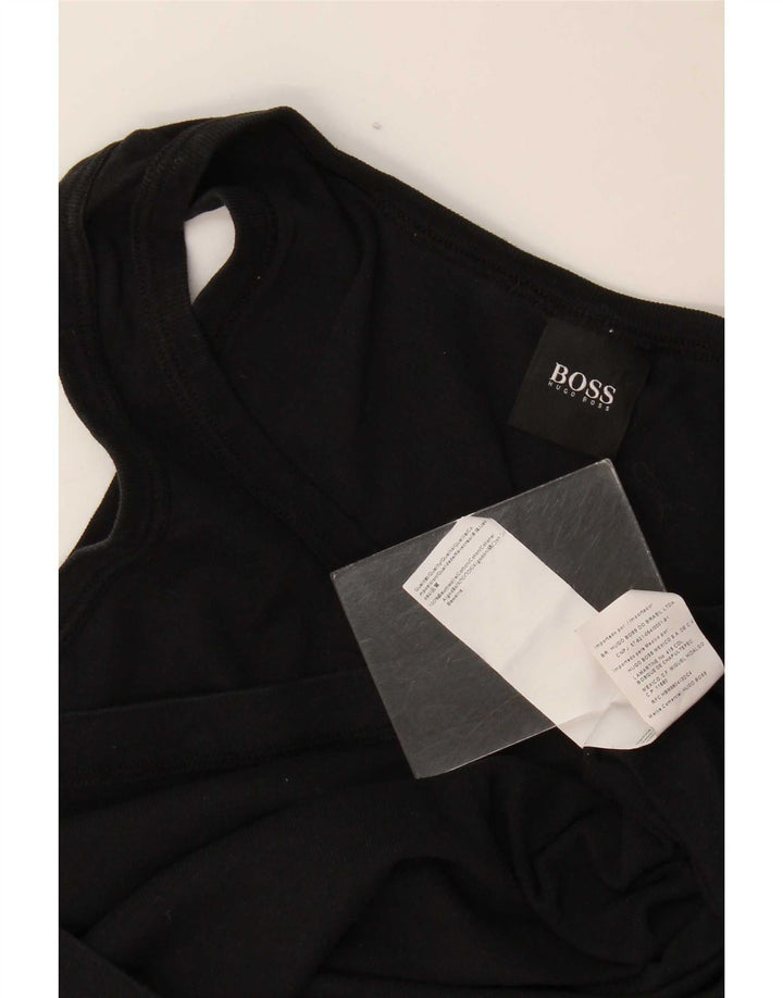 Ανδρικό γιλέκο Hugo Boss XS Μαύρο βαμβακερό