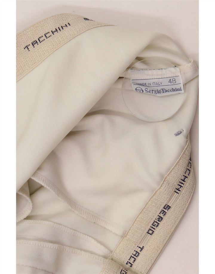 Sergio Tacchini Ανδρικό σορτς Chino IT 48 Medium W32 White Colourblock
