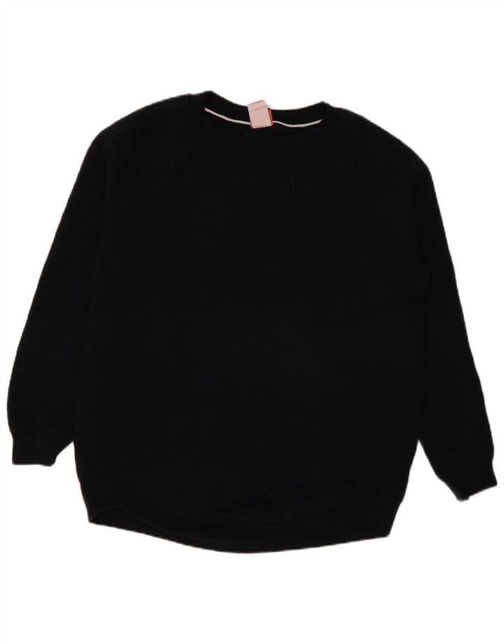 Γυναικείο φούτερ Nike Jumper μεγάλο μαύρο βαμβακερό