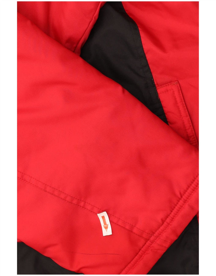 Ανδρικό παλτό ADIDAS Windbreaker UK 46/48 XL Μαύρο πολυαμίδιο