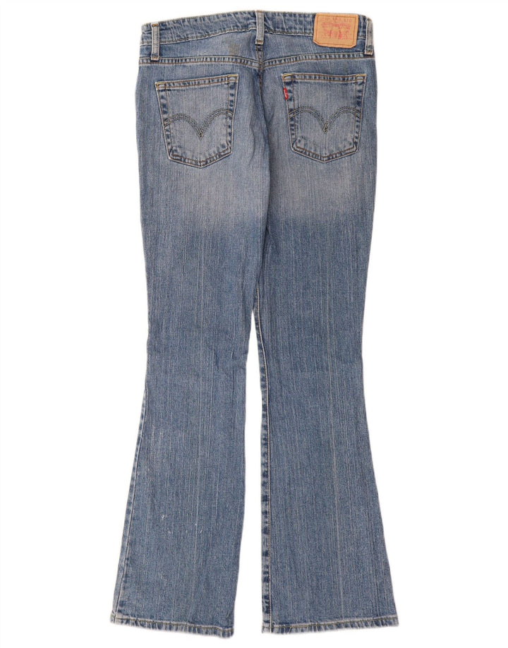 Γυναικείο τζιν Levi's 518 Super Low Bootcut W28 L32 Μπλε βαμβακερό