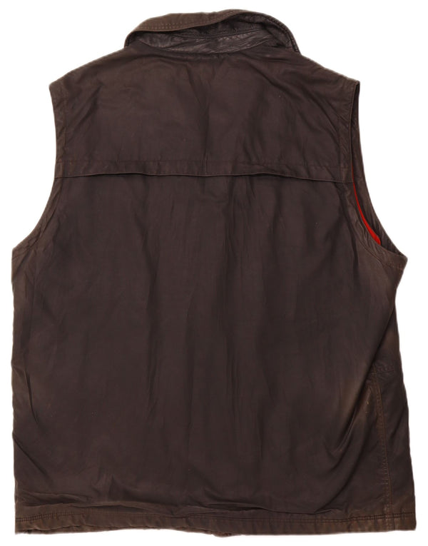 Paul & Shark Ανδρικό κέρινο βαμβακερό μπουφάν UK 46 3XL Μαύρο πολυεστέρα