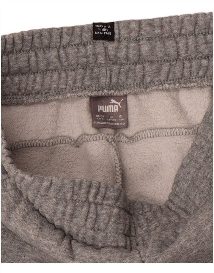 Παντελόνι αθλητικής φόρμας PUMA Boys Graphic Joggers 13-14 ετών Γκρι