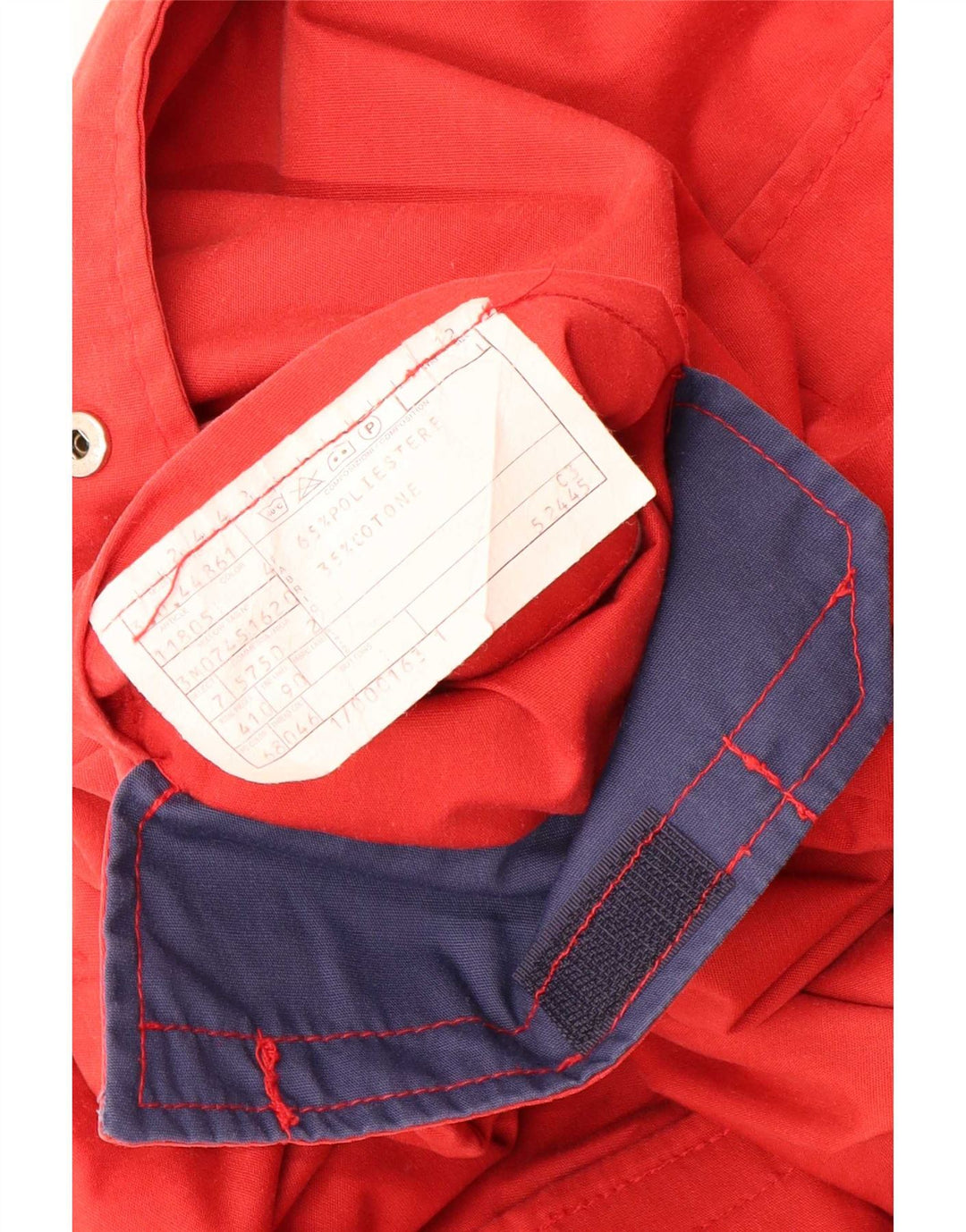 Vintage Ανδρικό Βοηθητικό Μπουφάν UK 46 3XL Red Polyester