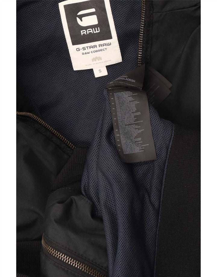 G-Star Γυναικείο Bomber Jacket με κουκούλα UK 36 Small Black Polyester