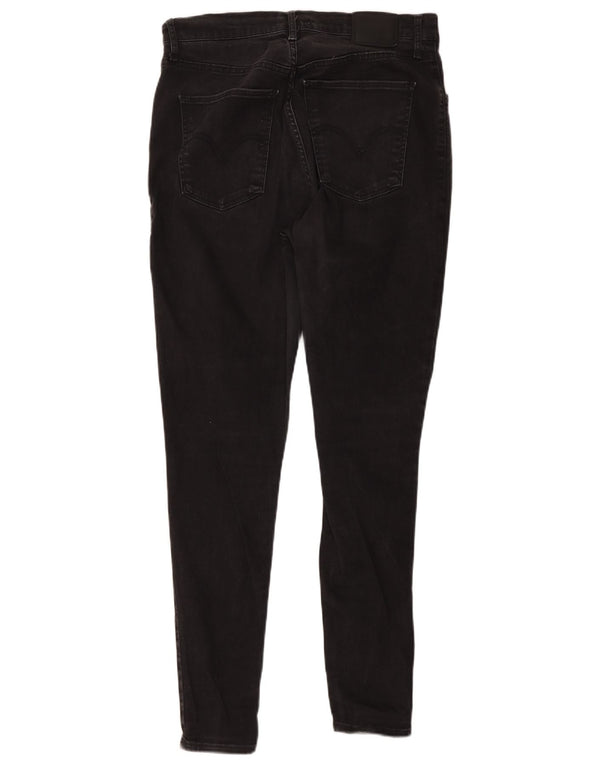 Γυναικείο τζιν Levi's Mile High Super Skinny US 14 XL W34 L30 μαύρο βαμβακερό