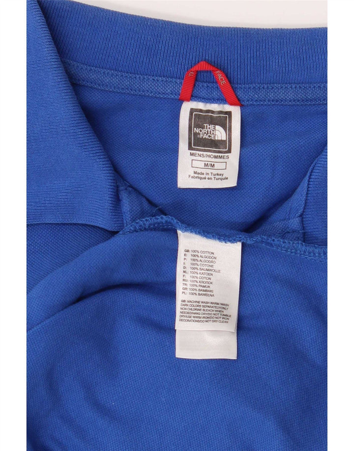 Ανδρικό πουκάμισο πόλο North Face, μεσαίο μπλε βαμβακερό