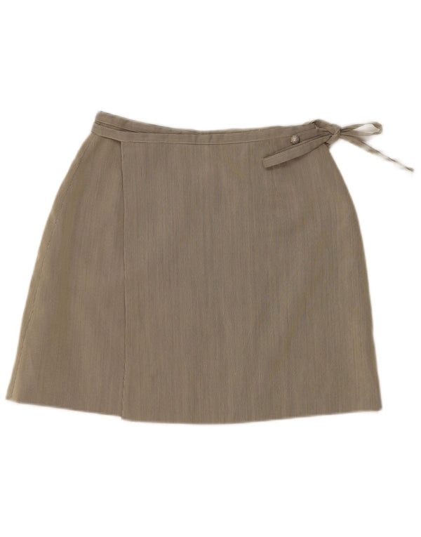 Vintage Womens Wrap Skirt W24 XS Grey