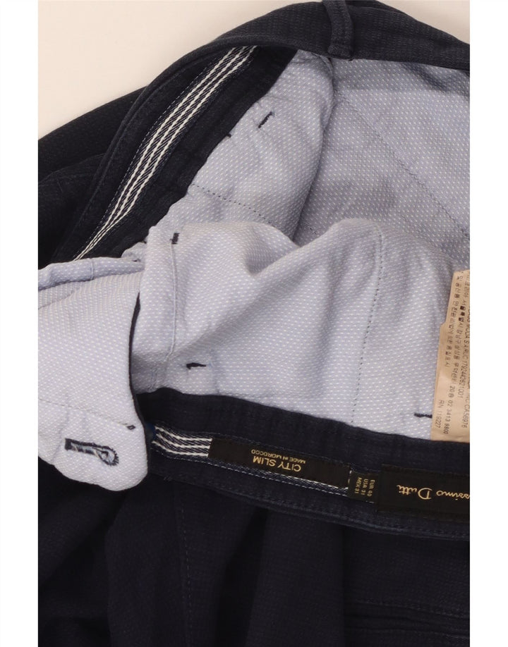 Ανδρικό παντελόνι Massimo Dutti Slim Cargo EU 40 Medium W31 L29 Navy Blue