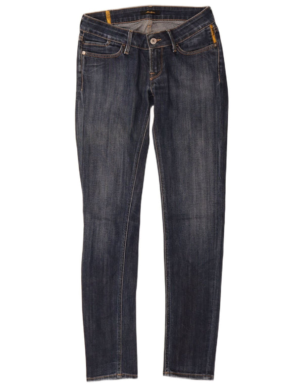 Meltin' Pot Γυναικείο Skinny Jeans W27 L32 Navy Blue Cotton