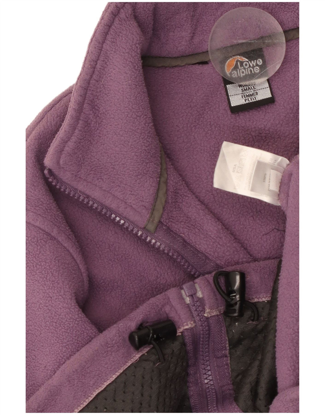 LOWE ALPINE Γυναικείο Fleece Jacket UK 10 Small Purple Polyester