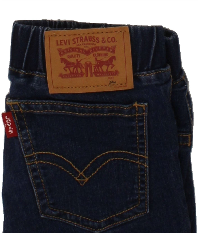 LEVI'S Baby Boys Straight Jeans 18-24 Months W18 L12 Navy Blue Vintage Levi's and Second-Hand Levi's from Messina Hembry 