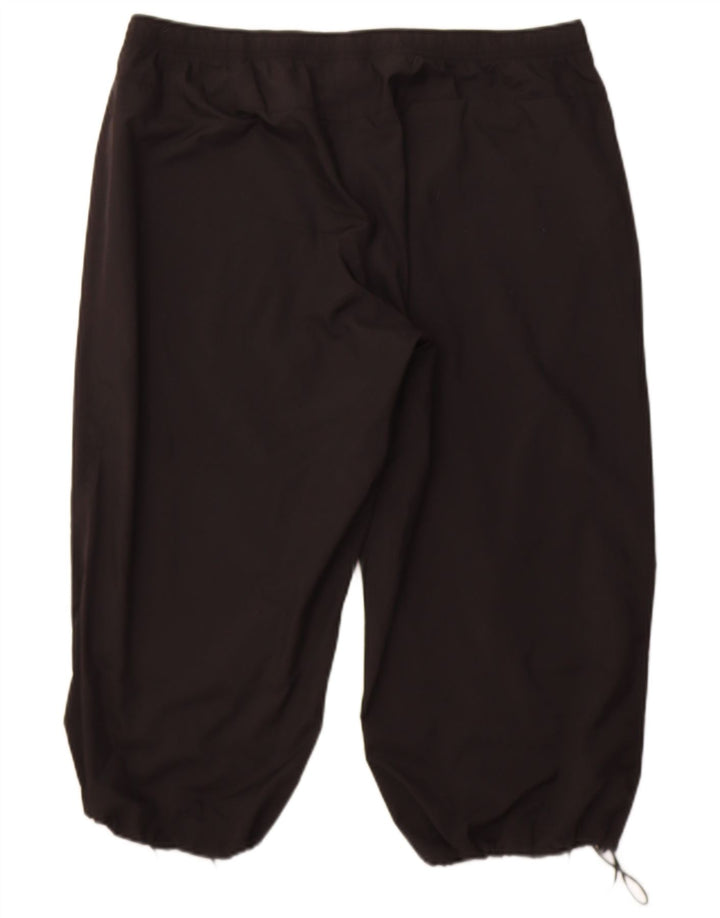 PUMA Mens Graphic Capri Tracksuit Trousers Large Black Polyester