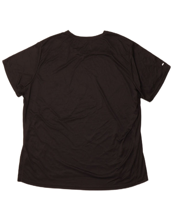 Ανδρικό T-Shirt για τρέξιμο ADIDAS Top 2XL Μαύρο Πολυεστερικό Sports