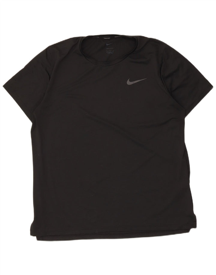 Ανδρικό T-shirt Nike Dri Fit Top Large Μαύρο Πολυεστέρας