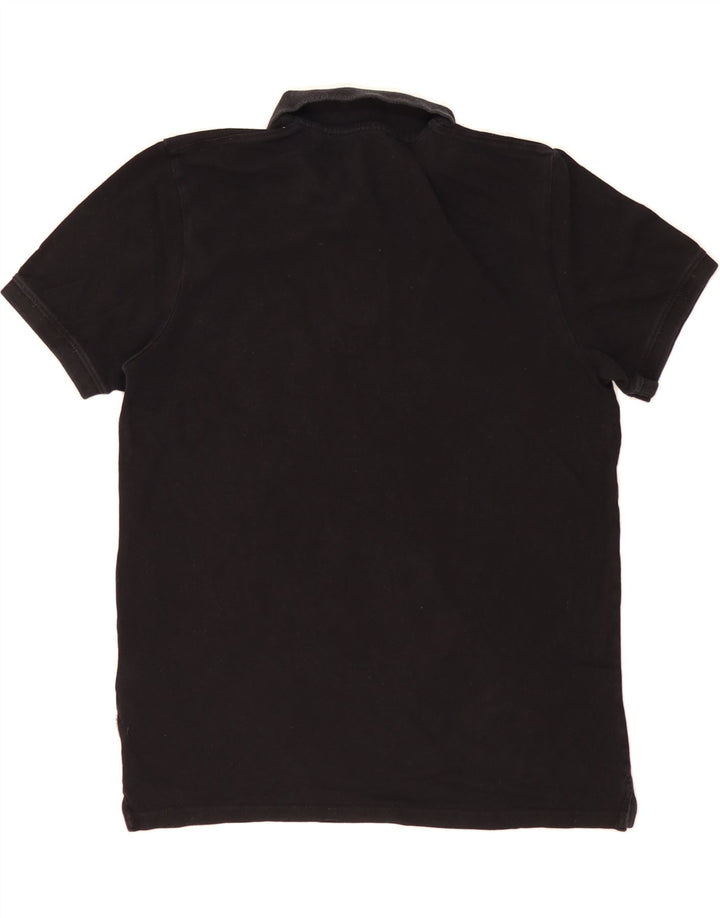 JACK & JONES Mens Polo Shirt Large Black Cotton Vintage Jack & Jones and Second-Hand Jack & Jones from Messina Hembry 