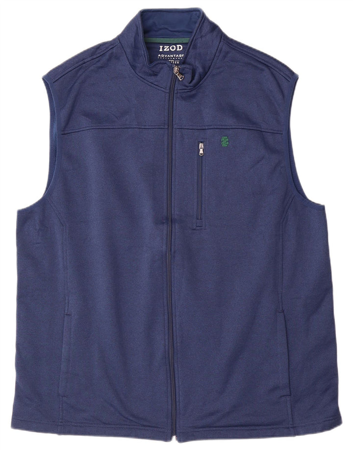 Ανδρική αμάνικη αθλητική φόρμα IZOD Top Jacket XL Navy Blue Polyester