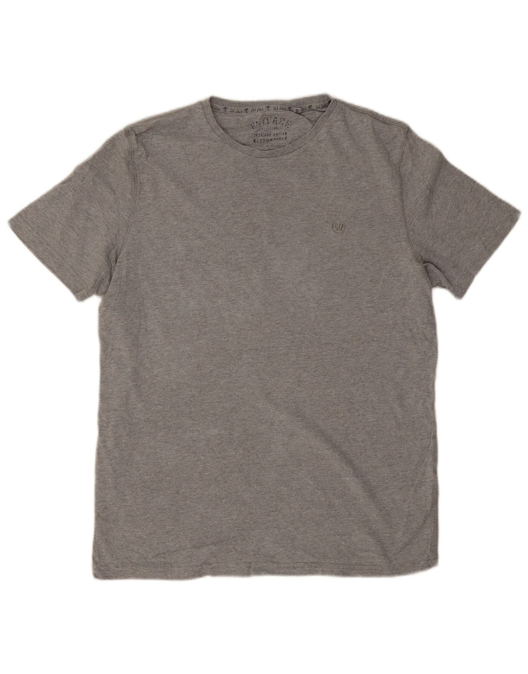 Ανδρικό T-Shirt Fat Face Top Μεσαίο γκρι βαμβακερό