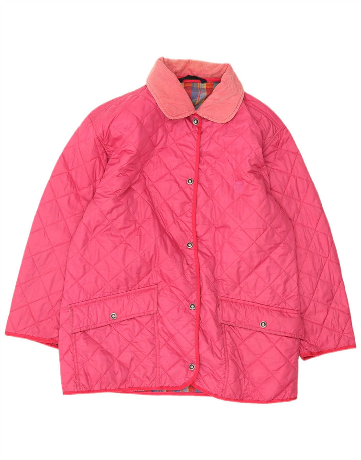 Γυναικείο καπιτονέ παλτό Oversized Belfe & Belfe IT 44 Medium Pink Polyester