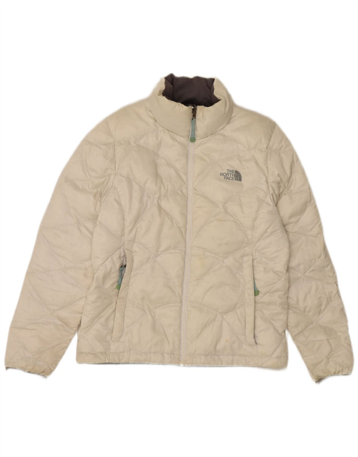 The North Face γυναικείο μπουφάν UK 16 Large Off White Nylon