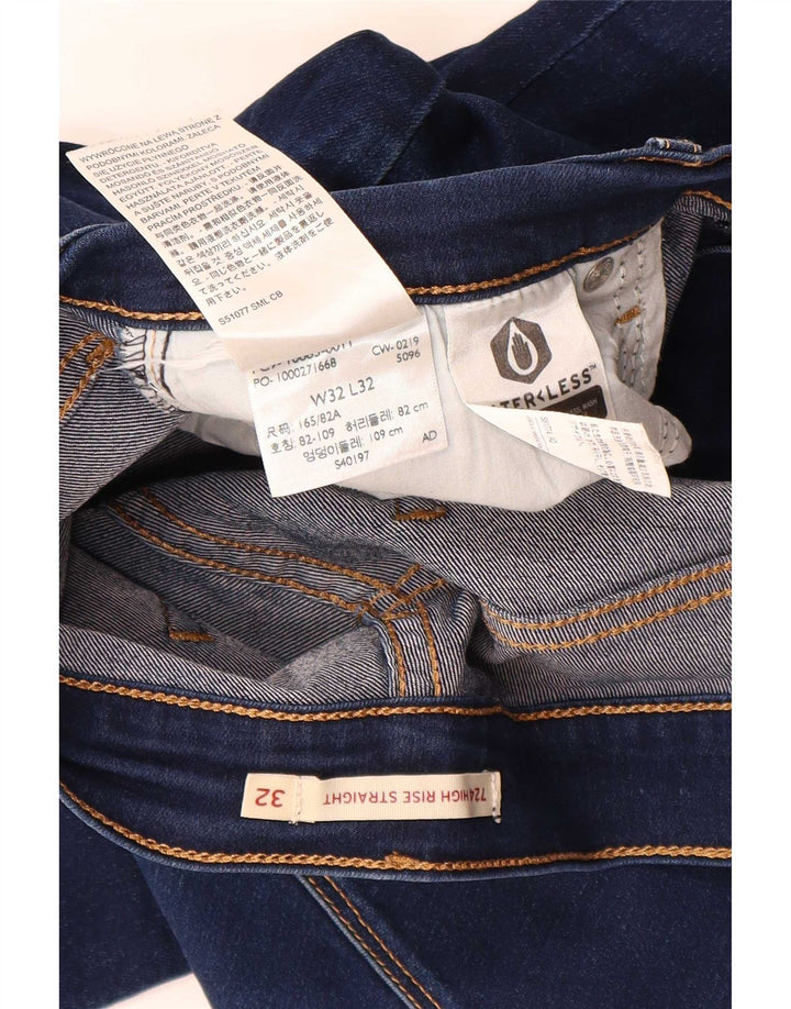 Γυναικείο τζιν Levi's 724 High Rise Straight W32 L26 Navy Blue