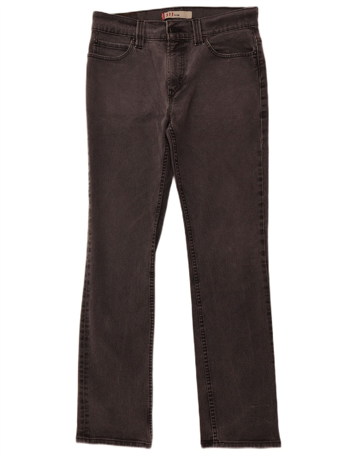 LEVI'S Γυναικείο 511 Slim Jeans W36 L34 Γκρι βαμβακερό