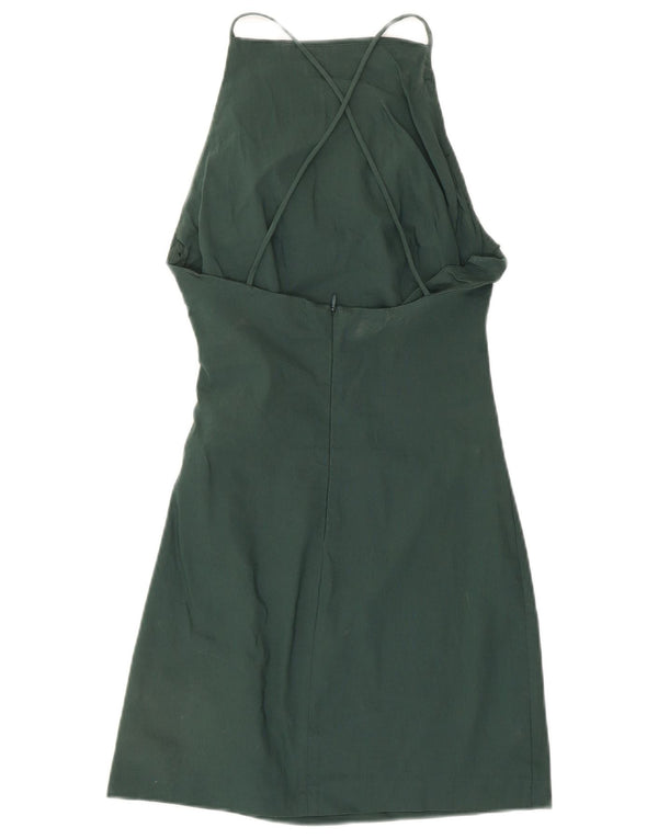 Zara Γυναικείο Φόρεμα Bodycon UK 8 Small Green