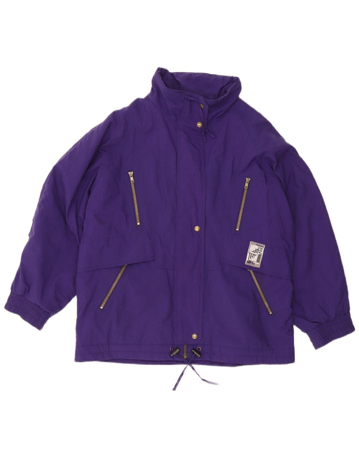 Elho Γυναικείο Μπουφάν αντιανεμικό υπερμεγέθη EU 38 Medium Purple Polyamide